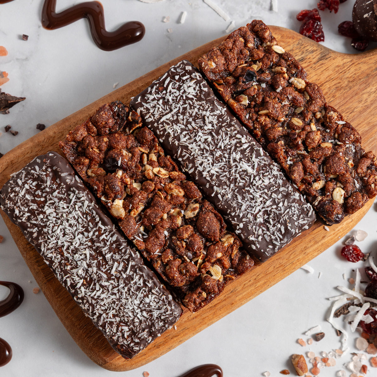 Double Chocolate Cranberry & Coconut Protein Bar